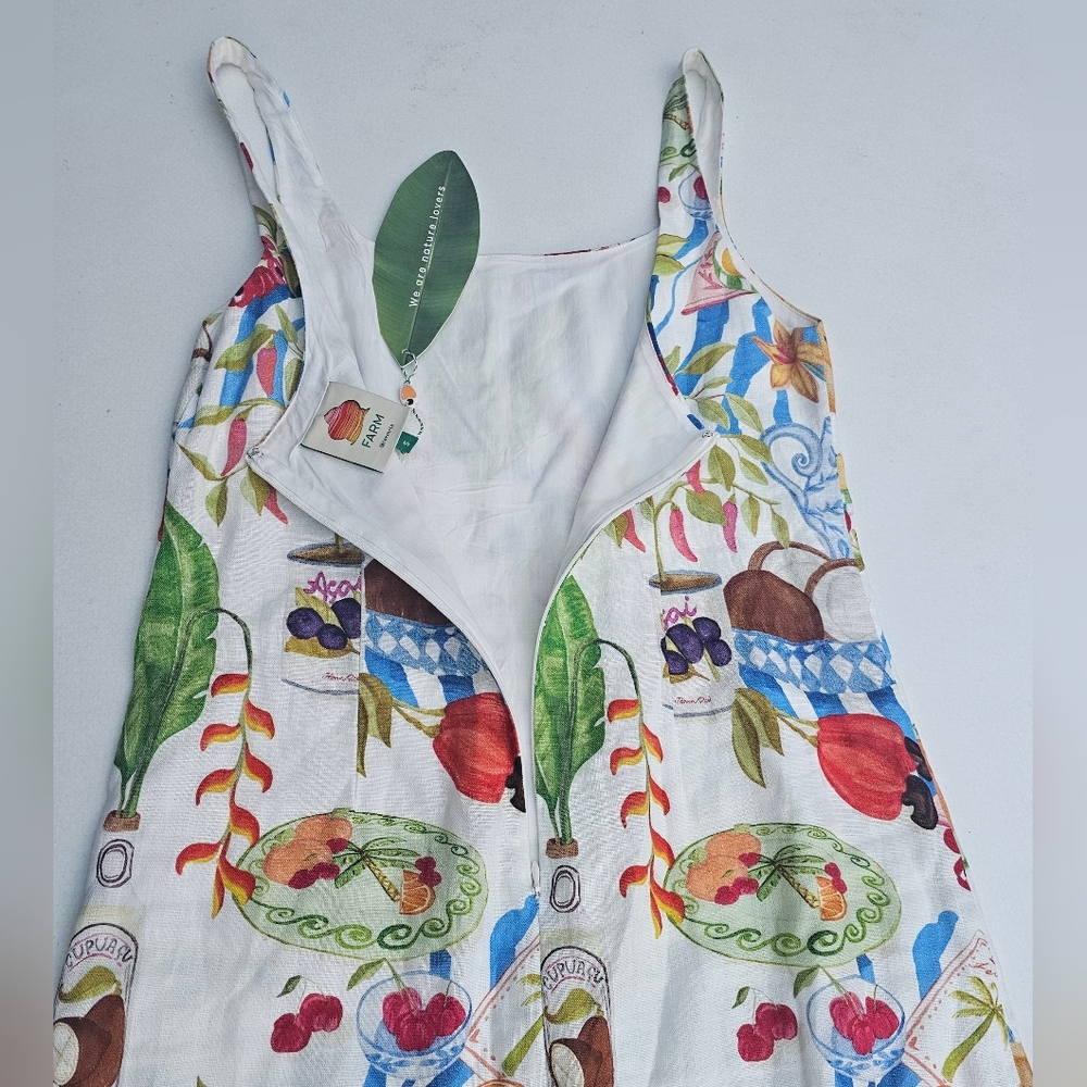 FARM Rio Table Linen Mini Dress - Picture 4 of 10